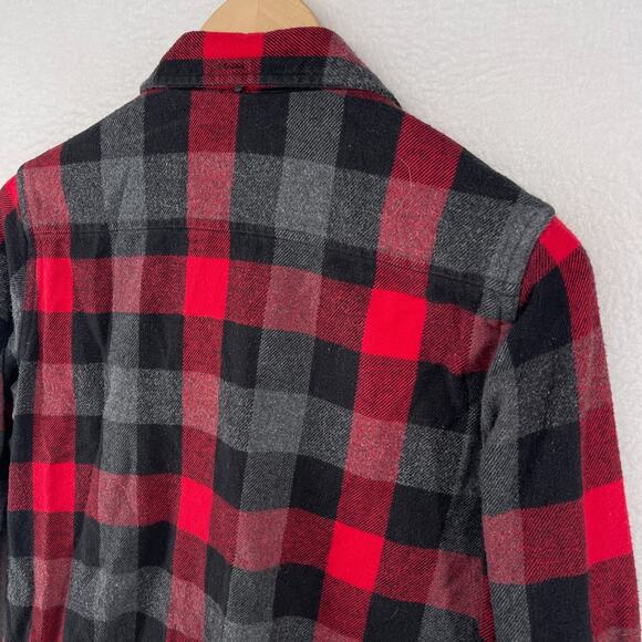 PENFIELD Shirt Womens M Trailwear Chatham Buffalo Plaid Flannel Cotton Red - Picture 8 of 15
